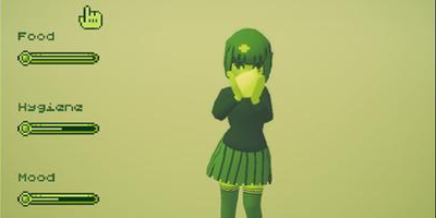 电子女孩不吃饭的结局是什么