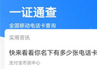 支付宝一证通查怎么查