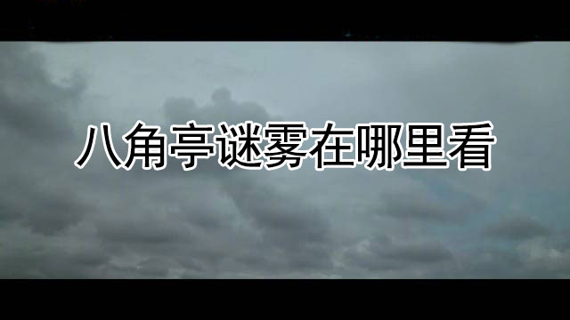 八角亭谜雾在哪里看