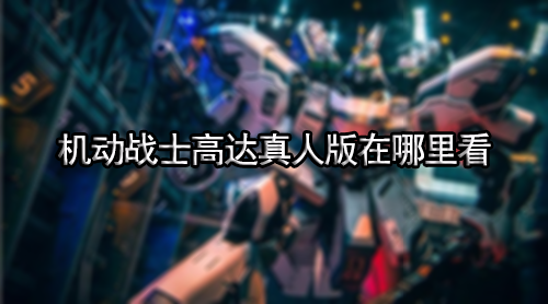 机动战士高达真人版在哪里看