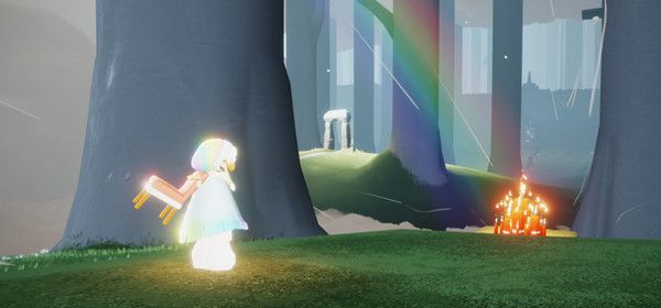 光遇雨林彩虹下的蜡烛在哪里