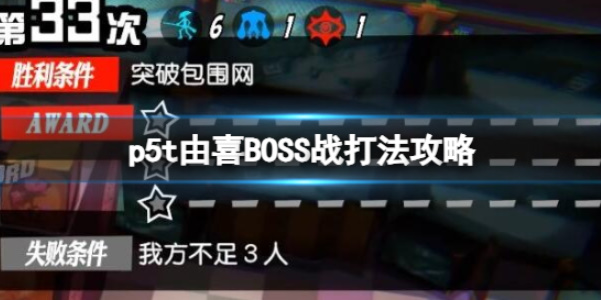 《女神异闻录5战略版》由喜boss打法攻略