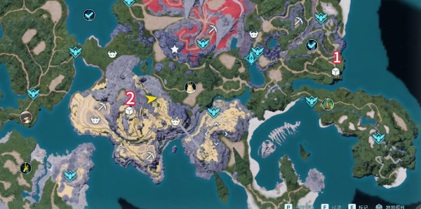 《幻兽帕鲁》主岛技能树位置介绍