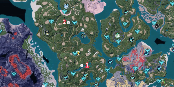 《幻兽帕鲁》主岛左前岛技能树位置介绍