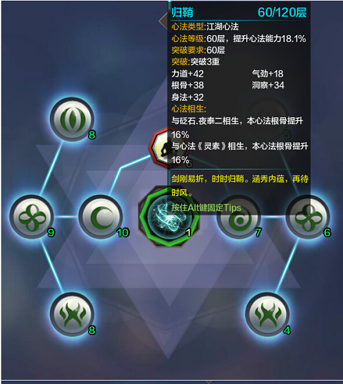 天涯明月刀手游归鞘心法详细介绍