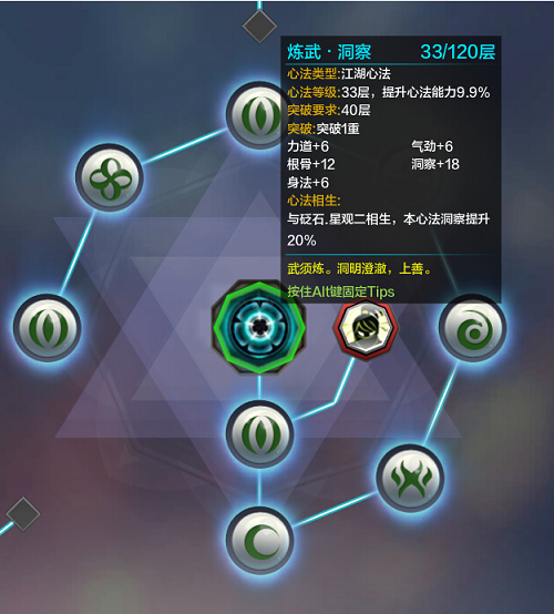 天涯明月刀手游炼武洞察心法技能详解