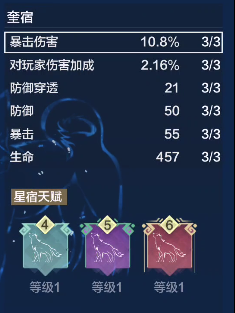 妄想山海星宿加点搭配