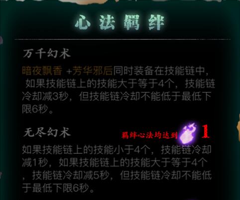 影之刃3羁绊类心法推荐