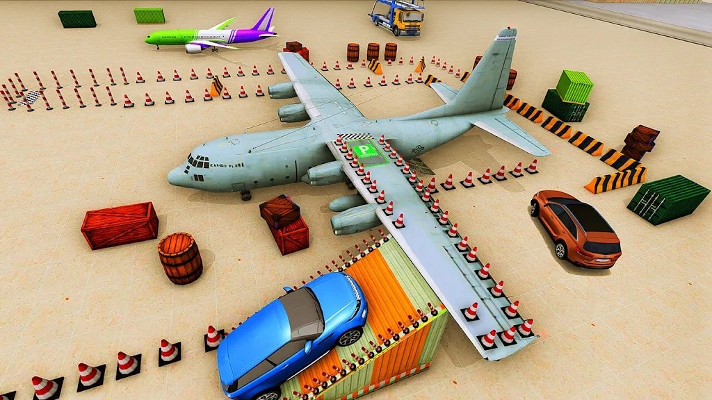 机场停车场3D