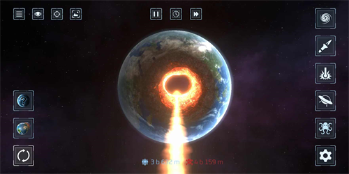 星球爆炸模拟器2D